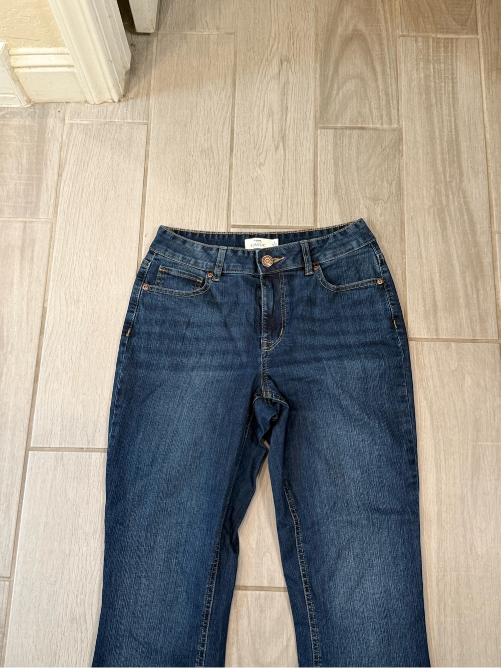 Maurices Blue High-Rise Flare Jeans - Picture 3 of 9
